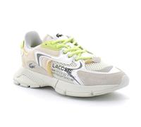 Lacoste Damen Low-Top Sneaker L003 NEO 223 1 SFA, Frauen Halbschuhe,Sportschuhe,Freizeitschuhe,Turnschuhe,Offwhite/HELLGRÜN (WP2),39.5 EU / 6 UK