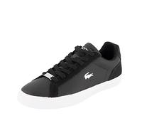 Lacoste Damen Low-Top Sneaker Lerond PRO 123 1 CFA, Frauen Halbschuhe,straßenschuhe,Strassenschuhe,Sportschuhe,SCHWARZ/Silber (22F),37 EU / 4 UK