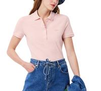 Lacoste Slim Fit Damen Poloshirt pink, Einfarbig