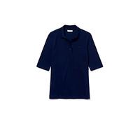 Lacoste Damen Polo-Shirt Kurzarm PF0503, Frauen Polo-Hemd,3 Knopf,Slim Fit,Blau,40