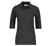 Lacoste Damen Poloshirt Slim Fit Kurzarm, schwarz, Gr. 36
