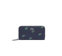 Lacoste Damen Portemonnaie L Zip Wallet, Geldbörse,Geldbeutel,Brieftasche,Wallet,Accessoire,Münzfach,Marineblau (021),Einheitsgröße (One Size)