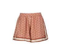 Lacoste Damen Shorts aus Viskose, coffee, Gr. 34
