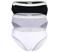 LACOSTE Damen Slips, 3er Pack - Brief, Unterwäsche, Cotton Stretch, Logobund, einfarbig M Mehrfarbig