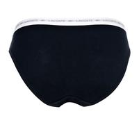 LACOSTE Damen Slips, 6er Pack - Brief, Unterwäsche, Cotton Stretch, Logobund, einfarbig XS Schwarz