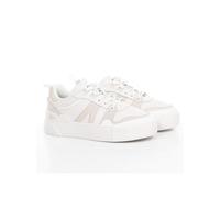 Lacoste Damen Low-Top Sneaker L002 0722 1 CFA, Frauen Halbschuhe,Laufschuhe,schnürschuhe,schnürer,Plateausohle,Sportschuhe,Weiss (21G),39 EU / 5.5 UK