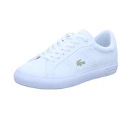 Lacoste Damen-Sneaker WOMENs POWERCOURT 2.0 SNEAK Weiß-Gold