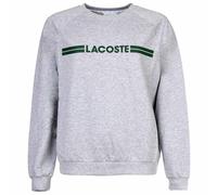 LACOSTE Damen Sweatshirt - Loungewear, Heritage Logo, oversize, Baumwolle Grau XL
