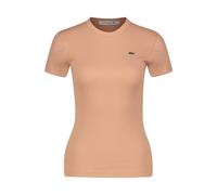 Lacoste Damen T-Shirt, coffee, Gr. 40