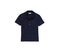 Lacoste Damen Women's Short Sleeve Slim Fit Stretch Pique Polo Shirt Polohemd (1er Pack)