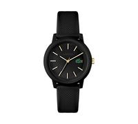 Quarzuhr LACOSTE "LACOSTE 12.12 LADIES, 2001212" Armbanduhren schwarz Damen Quarzuhren (29291254-0)