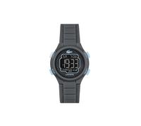 Lacoste Digitaluhr für Kinder Kollektion LC33 mit Dunkelgrau Silikonarmband - 2030068