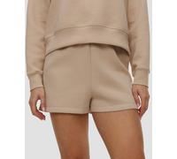 Lacoste Double Face Jersey Damenshorts Gf9991-x6f Beige L