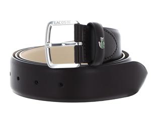 LACOSTE Elegance 35 Flat Raw Edge Belt W105 Marron