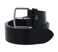 LACOSTE Elegance Plain Leather Belt W85 Noir