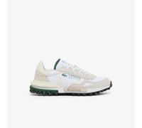 Lacoste Herren Sneaker Elite Active – Athleisure, Nylon mit Leder, Weiß – Gr. 46
