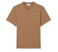 Lacoste Embroidered Accent Tennis Print Jersey - brown (M)