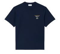 Lacoste Embroidered Accent T-Shirt marineblau gelb dunkelgrün - XL