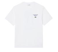 Lacoste Embroidered Accent T-Shirt weiß/blau/grün - L