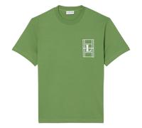 Lacoste Embroidered Heavy Jersey T-Shirt grün weiß - XL