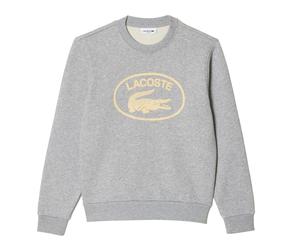 Lacoste - Fleece Sweatshirt für Damen Bio-Baumwolle Lose (Grau) EU 36 / UK 8