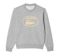 Lacoste - Fleece Sweatshirt für Damen Bio-Baumwolle Lose (Grau) EU 42 / UK 14