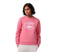 Lacoste - Fleece Sweatshirt für Damen Bio-Baumwolle Lose (Pink) EU 32 / UK 4