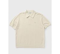 Lacoste Fluid Ribbed Knit Polo Collar Sweater men Polos beige in Größe:S
