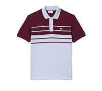 Lacoste - "French Made" Poloshirt für Herren Klassisch (Blau/Rot) M
