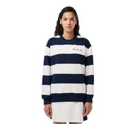 Lacoste - "French Made" Sweatshirt für Damen, Bio-Baumwolle, Übergroß (Cremefarbe) EU 34 / UK 6