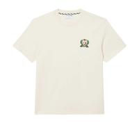 Lacoste - "French Made" T-Shirt für Herren (Cremefarbe) XL