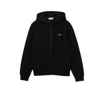 Lacoste - Full Zip Logo Sweatshirt - Größe 7 - schwarz