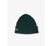 Lacoste - Gerippte Mütze aus gebürsteter Wolle, Sinople Green Mann/Frau/Unisex TU TU