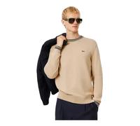 Lacoste - Gestreifter Baumwoll-Jersey-Pullover - - Knitwear - Herren - Beige - XL