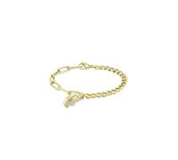 Lacoste Gliederarmband für Damen Kollektion CROCODILE in Gelbgold mit einem Krokodil-förmigen Charm - 2040147
