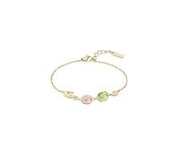 Lacoste Gliederarmband für Damen Kollektion DEVA aus Edelstahl mit Ionenplattierung in Gelbgold verziert mit Kristallen - 2040606