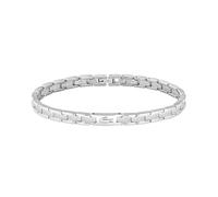 Lacoste Gliederarmband für Damen Kollektion METROPOLE in Edelstahl mit Geätztem Petit Piqué - 2040466
