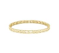 Lacoste Gliederarmband für Damen Kollektion METROPOLE in Gelbgold mit eingraviertem Petit Piqué - 2040465