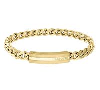 Lacoste Gliederarmband für Herren Kollektion ADVENTURER aus Gelbgold mit einer Gravierten Plakette - 2040092
