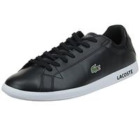 LACOSTE Herren Sneaker - Powercourt 125 , Turnschuhe, Echtleder, Logo Weiß EUR 44