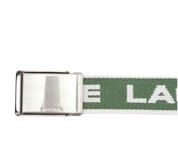 Lacoste Gürtel kürzbar Grün-Weiß 100 cm