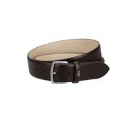 LACOSTE Elegance 35 Flat Raw Edge Belt W105 Marron
