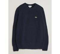 Lacoste Heavy Wool Knitted Sweater Navy Blue Blau M