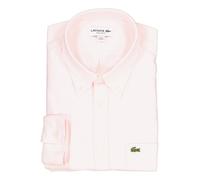 LACOSTE Hemd Herren Regular Fit Langarm Baumwolle rosa, 40