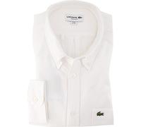 Lacoste Regular Fit Hemd weiss, Einfarbig