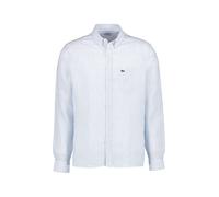 LACOSTE Hemd Herren Regular Fit Langarm Leinen blau, 43