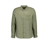 LACOSTE Hemd Herren Regular Fit Langarm Leinen grün, 40