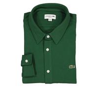 Lacoste Slim Fit Freizeithemd in Struktur-Optik in Gruen, Größe 41