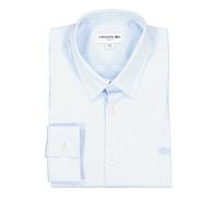 LACOSTE Hemd Herren Slim Fit Langarm Baumwolle blau, 44