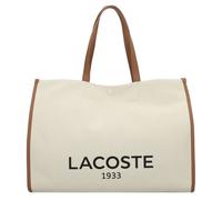 Lacoste Heritage Canvas Shopper Tasche 40 cm beige